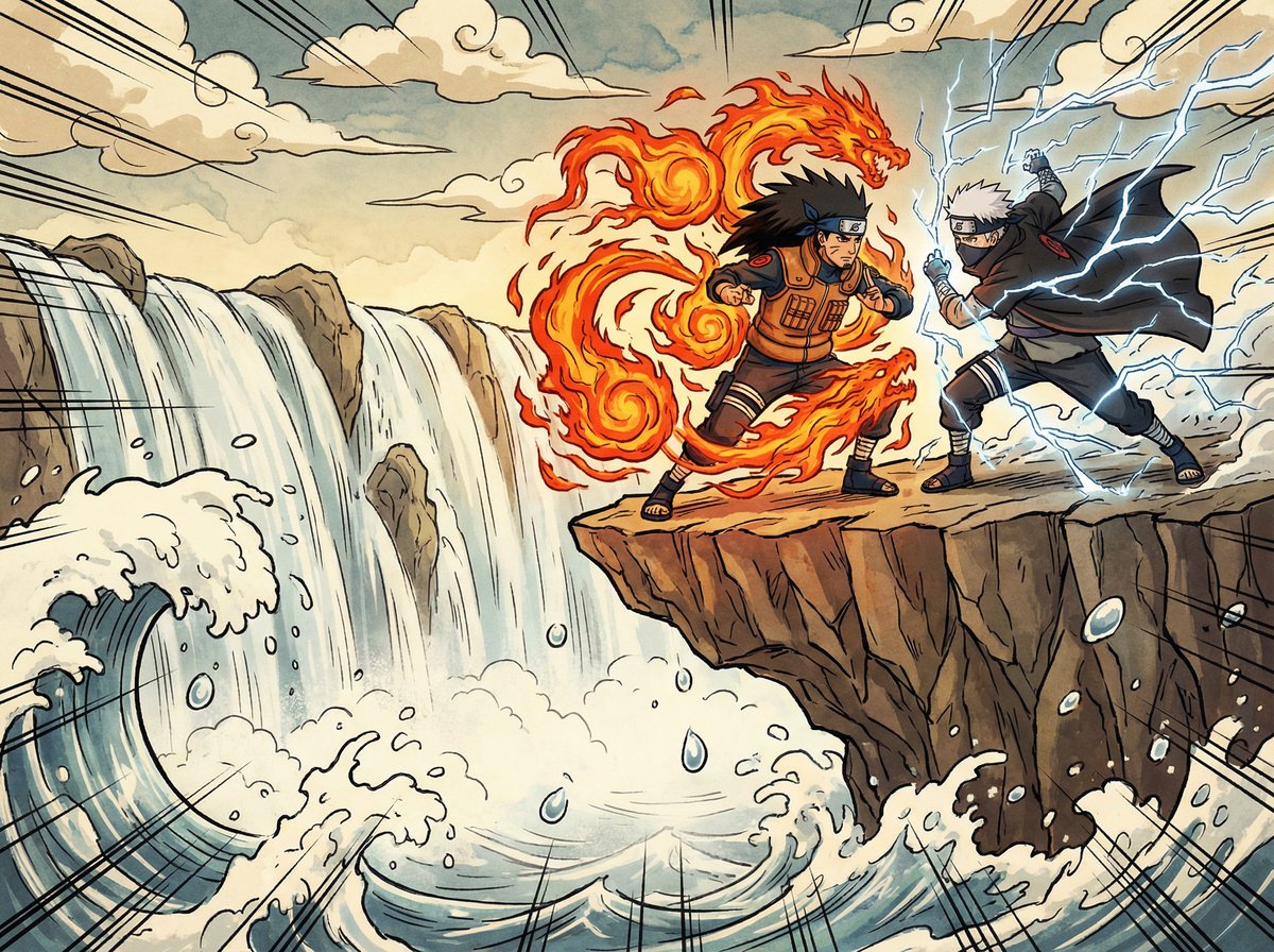 海角社区动漫-火与雷的对决